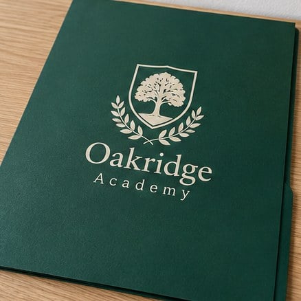 Custom School Folders
